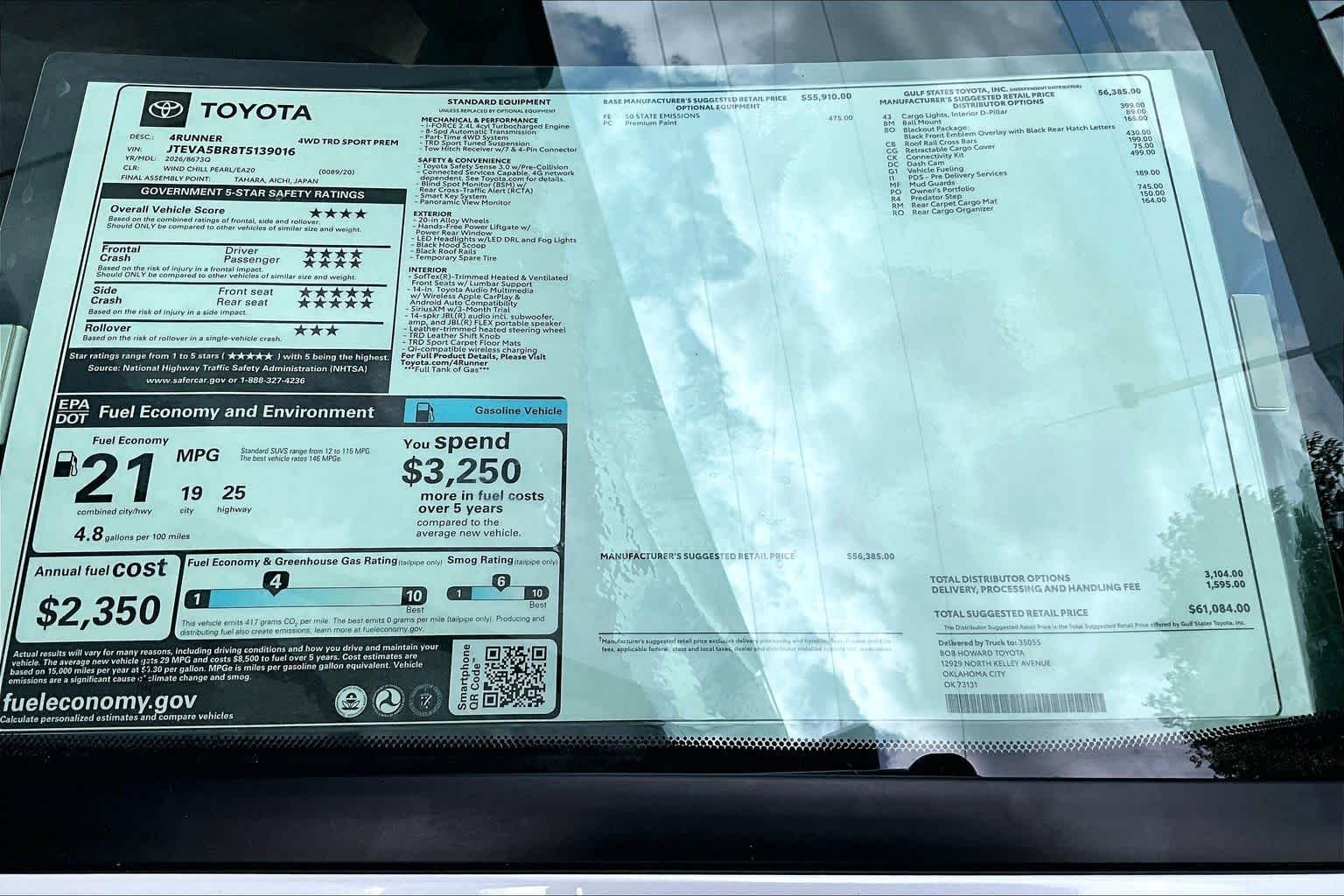 New 2026 Wind Chill Pearl Toyota TRD Sport Premium image 19
