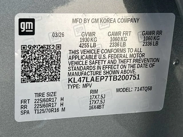 New 2026 Moonstone Gray Metallic Buick Preferred image 20