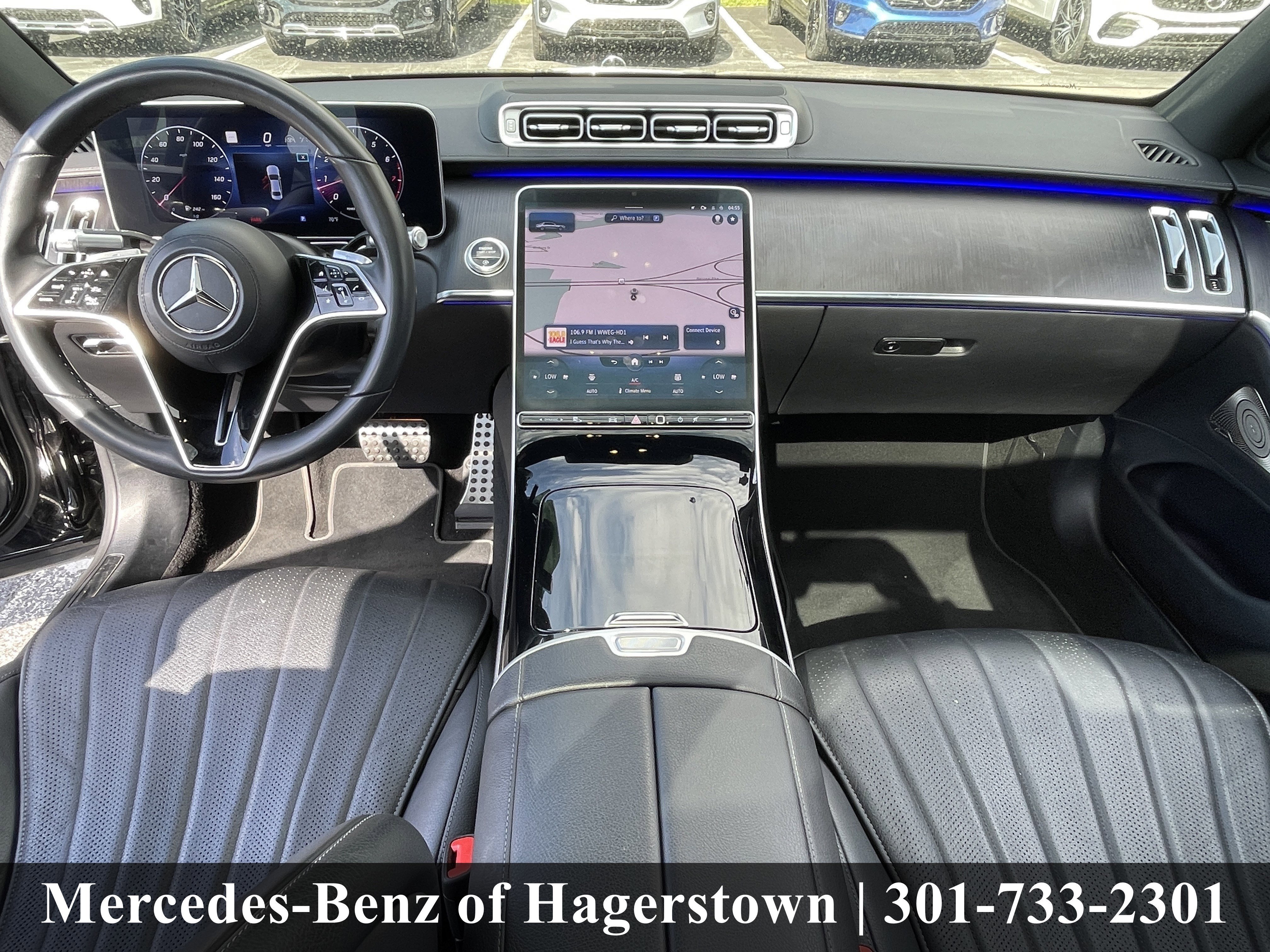 Certified Used 2022 Obsidian Black Mercedes-Benz S 500 4MATIC® Sedan image 6