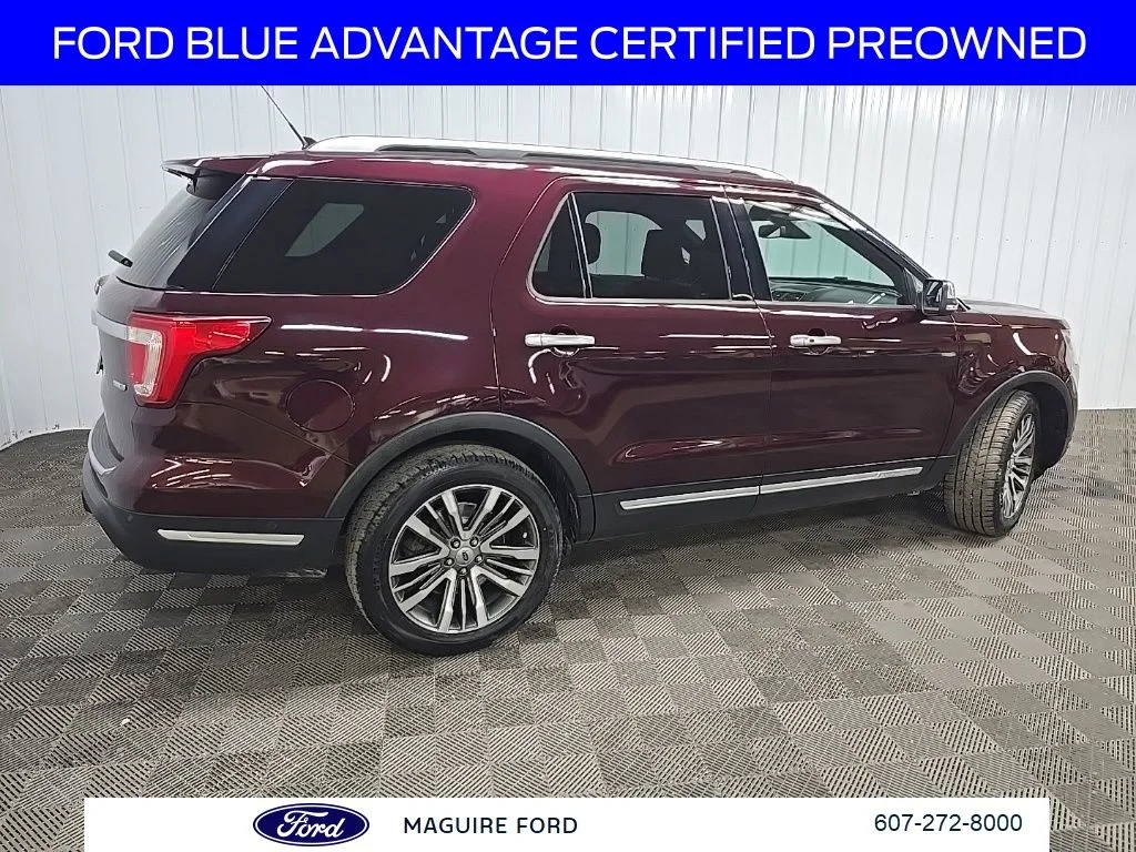 Used 2018 Red Ford Platinum image 4