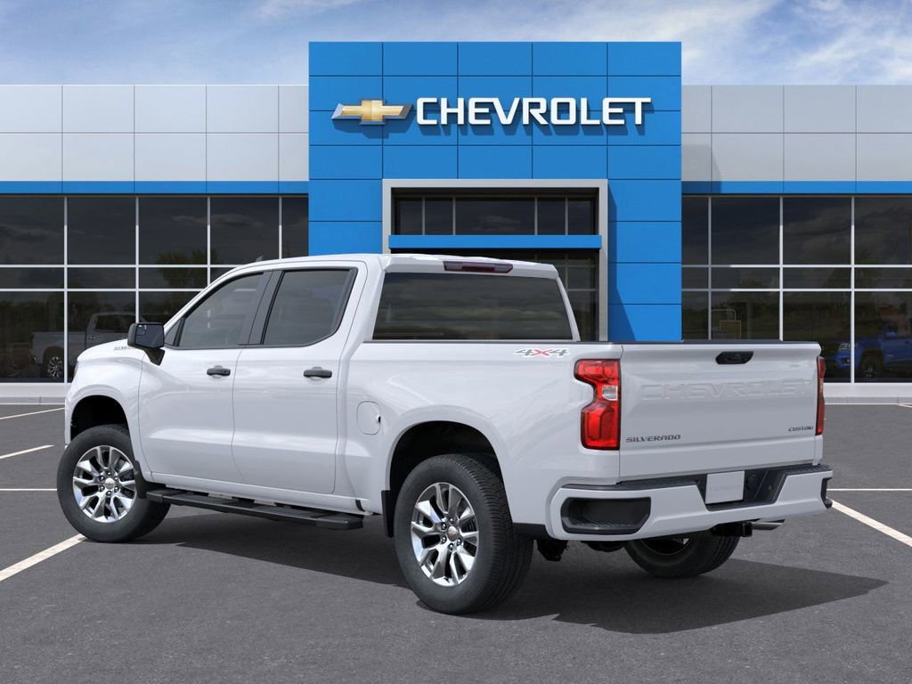 New 2025 Chevrolet Silverado 1500 Custom 4D Crew Cab