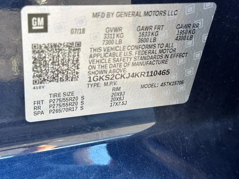 Used 2019 Dark Sapphire Blue Metallic GMC Denali image 32