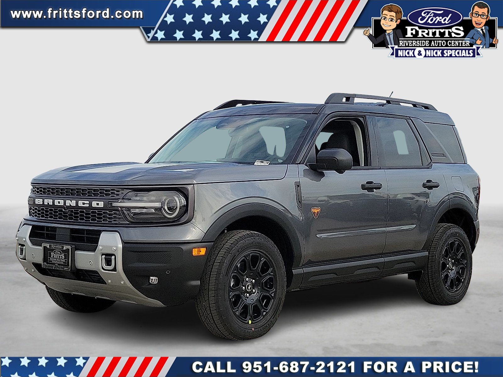 New 2026 Carbonized Gray Metallic Ford Badlands® image 1