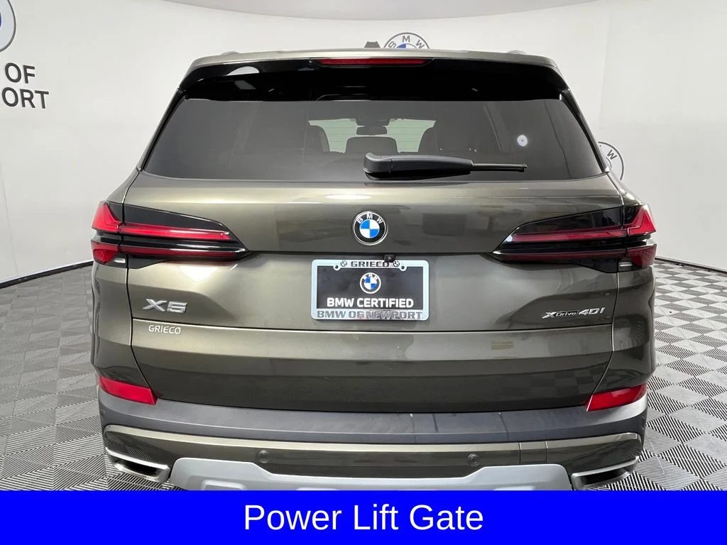 Certified Used 2024 Green Metallic BMW xDrive40i image 10