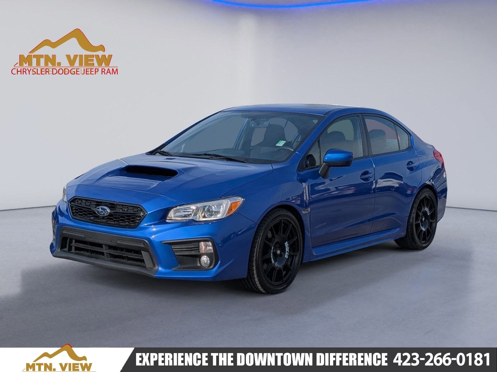 WR Blue Pearl 2021 Subaru WRX Premium AWD Sedan All-Wheel Drive 6-Speed Manual