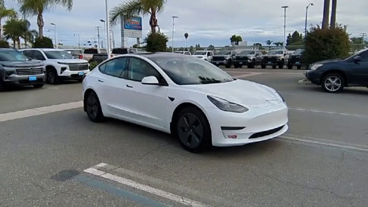 Used 2023 Tesla Model 3 Base with VIN 5YJ3E1EA6PF499047 for sale in Buena Park, CA