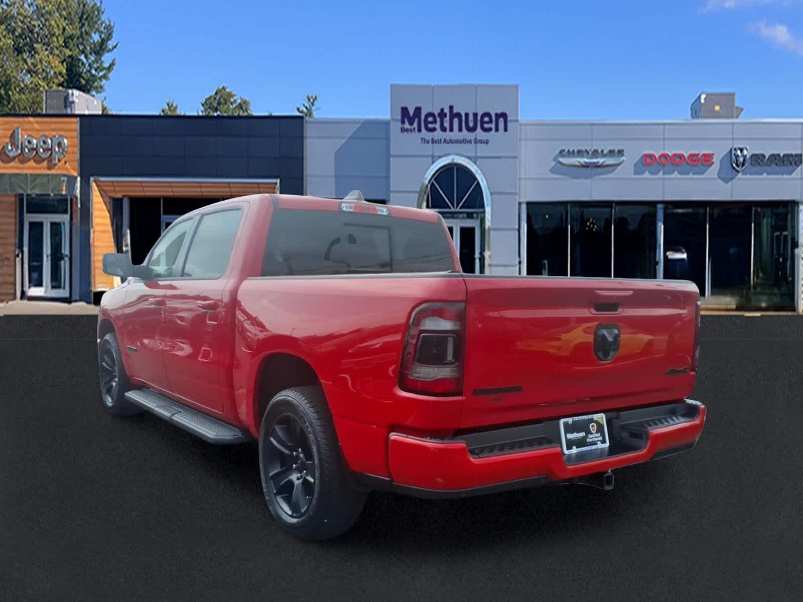 Used 2021 Flame Red Clearcoat Ram Big Horn image 5