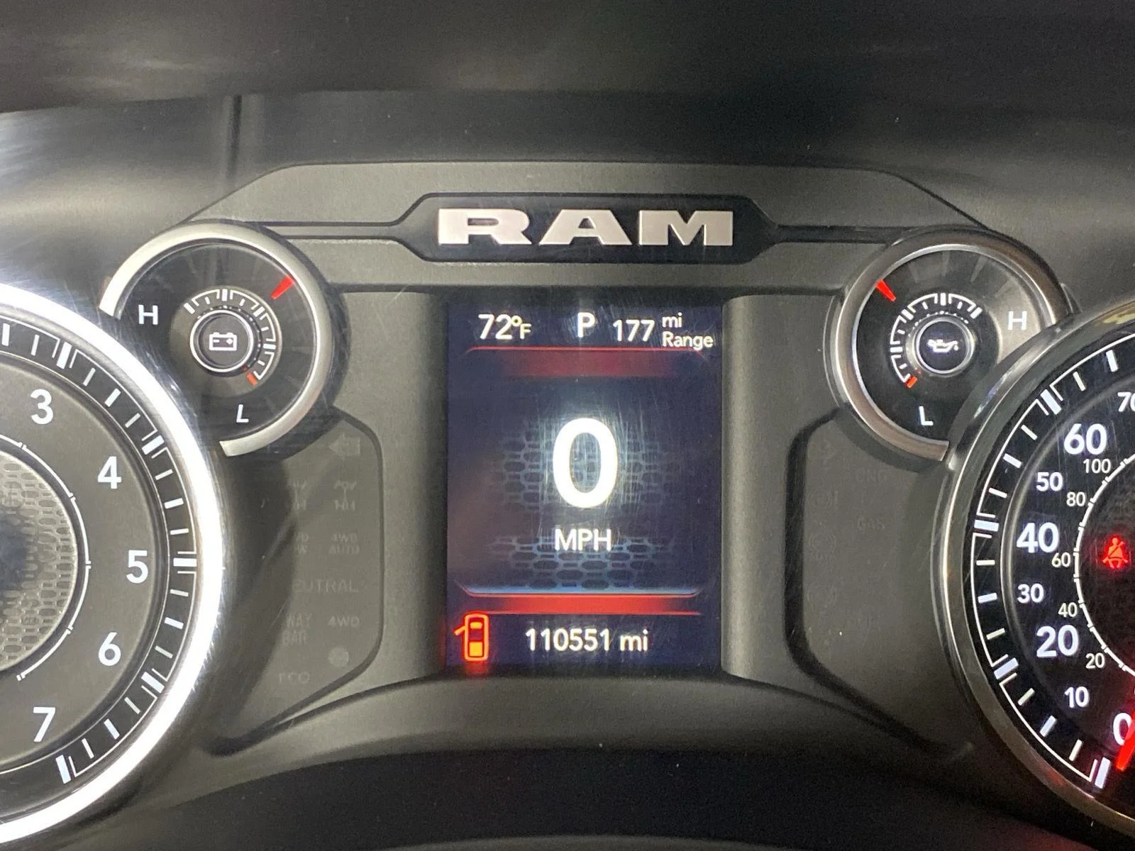 Used 2021 Diamond Black Crystal Pearlcoat Ram Tradesman image 17