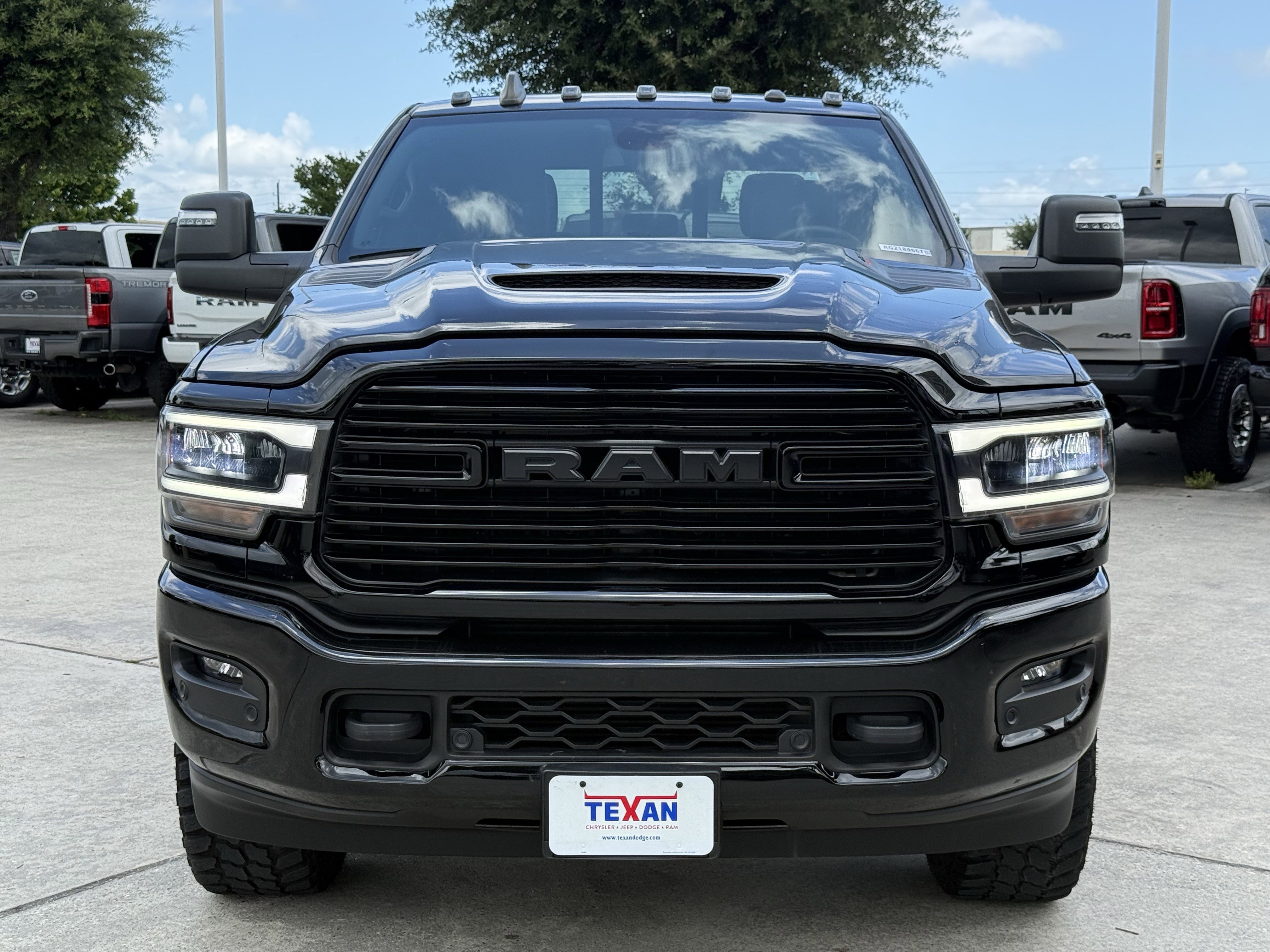 Used 2024 Diamond Black Crystal Pearlcoat Ram Laramie image 9