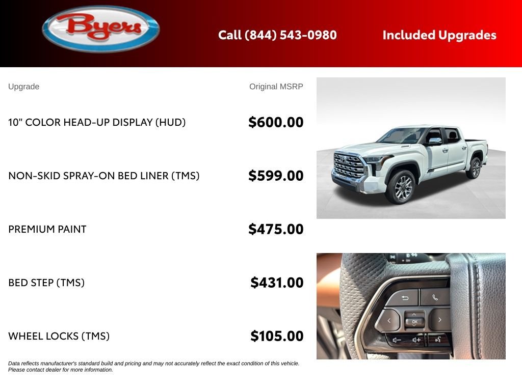 New 2026 Wind Chill Pearl <sup>1</sup> Toyota Tundra 1794 Edition image 5