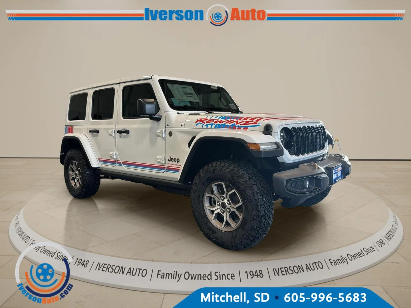 New 2027 Bright White Clear-Coat Paint Jeep REWIND 4 DOOR 4X4 image 1