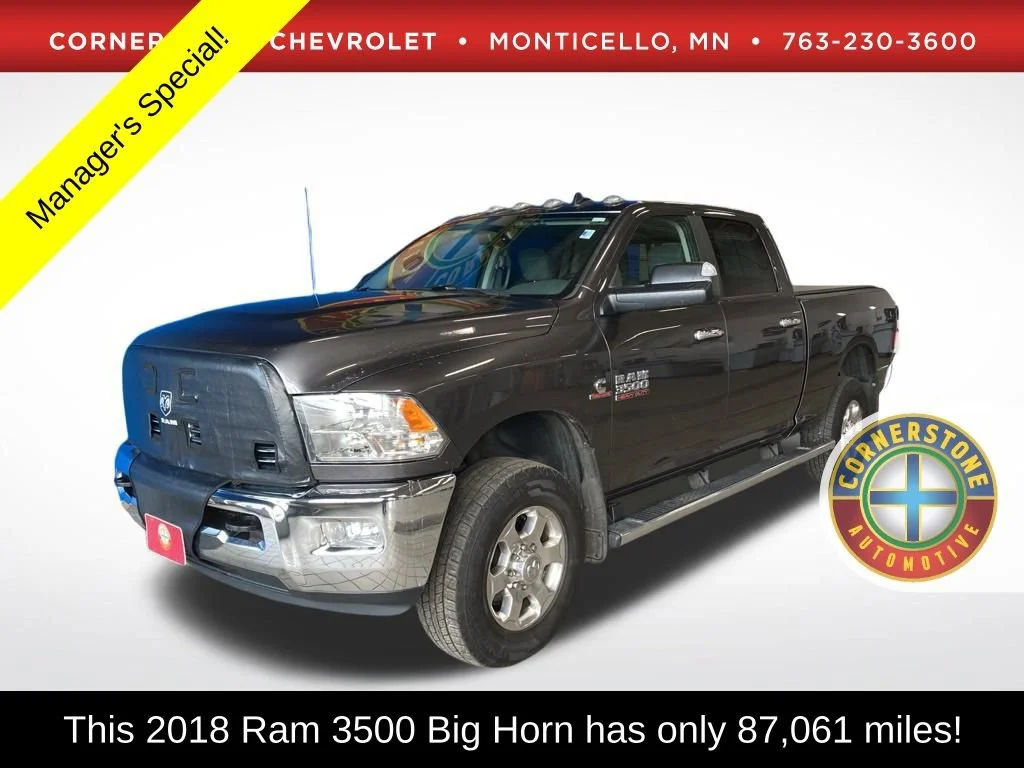 2018 RAM 3500 Big Horn 4X4 Crew Cab SWB's photo