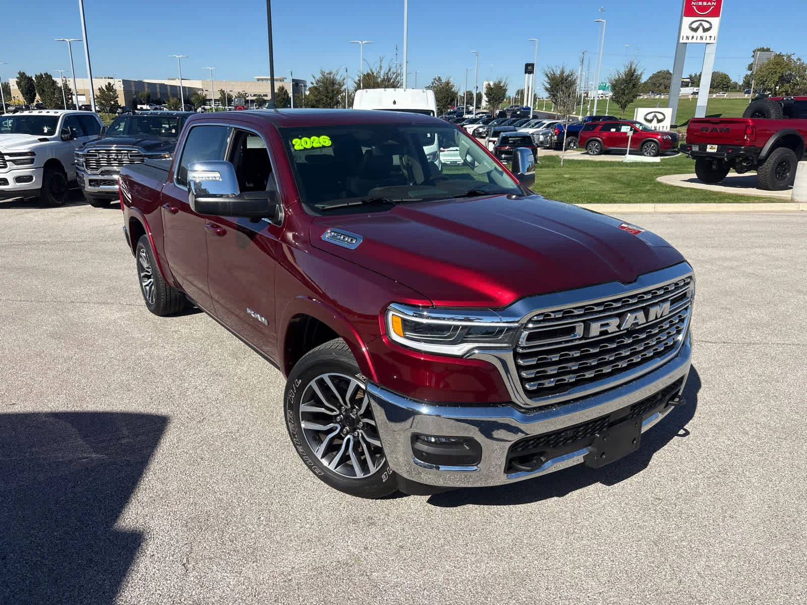 Used 2026 Delmonico Red Pearlcoat Ram Longhorn image 3