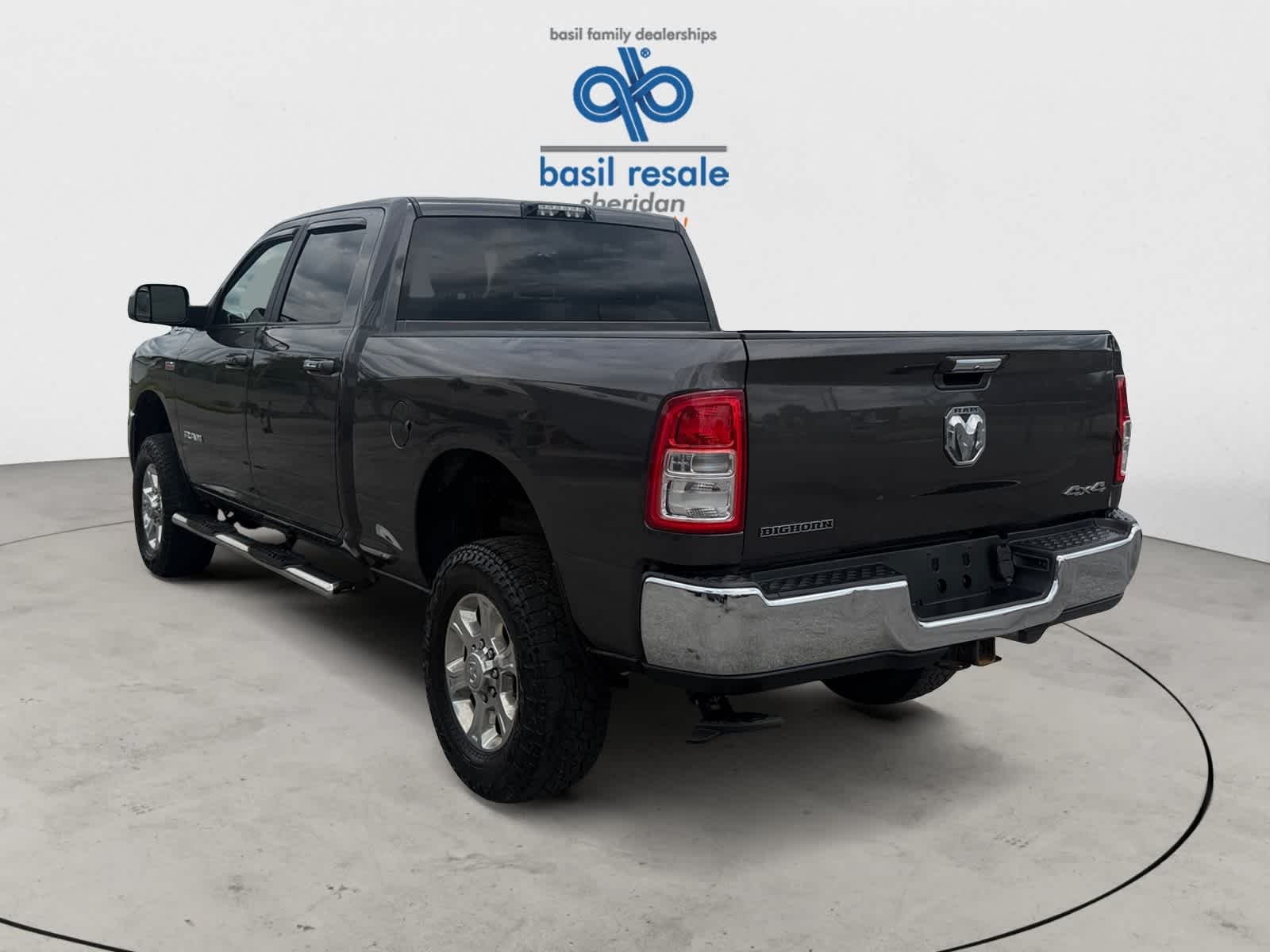 Used 2019 Granite Crystal Metallic Clearcoat Ram Big Horn image 4