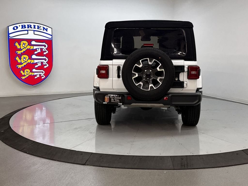 Used 2024 Bright White Clearcoat Jeep Sahara image 35
