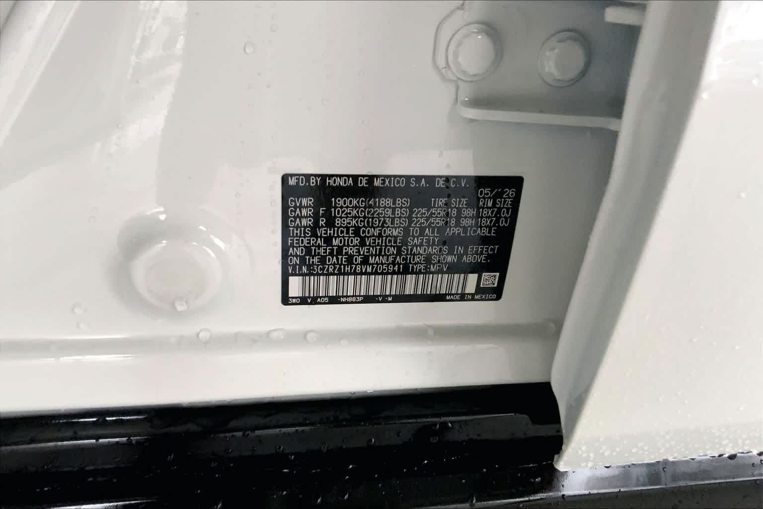 New 2027 Platinum White Pearl Honda EX-L image 19