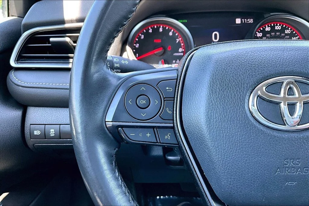 Used 2024 Midnight Black Metallic Toyota XSE image 11