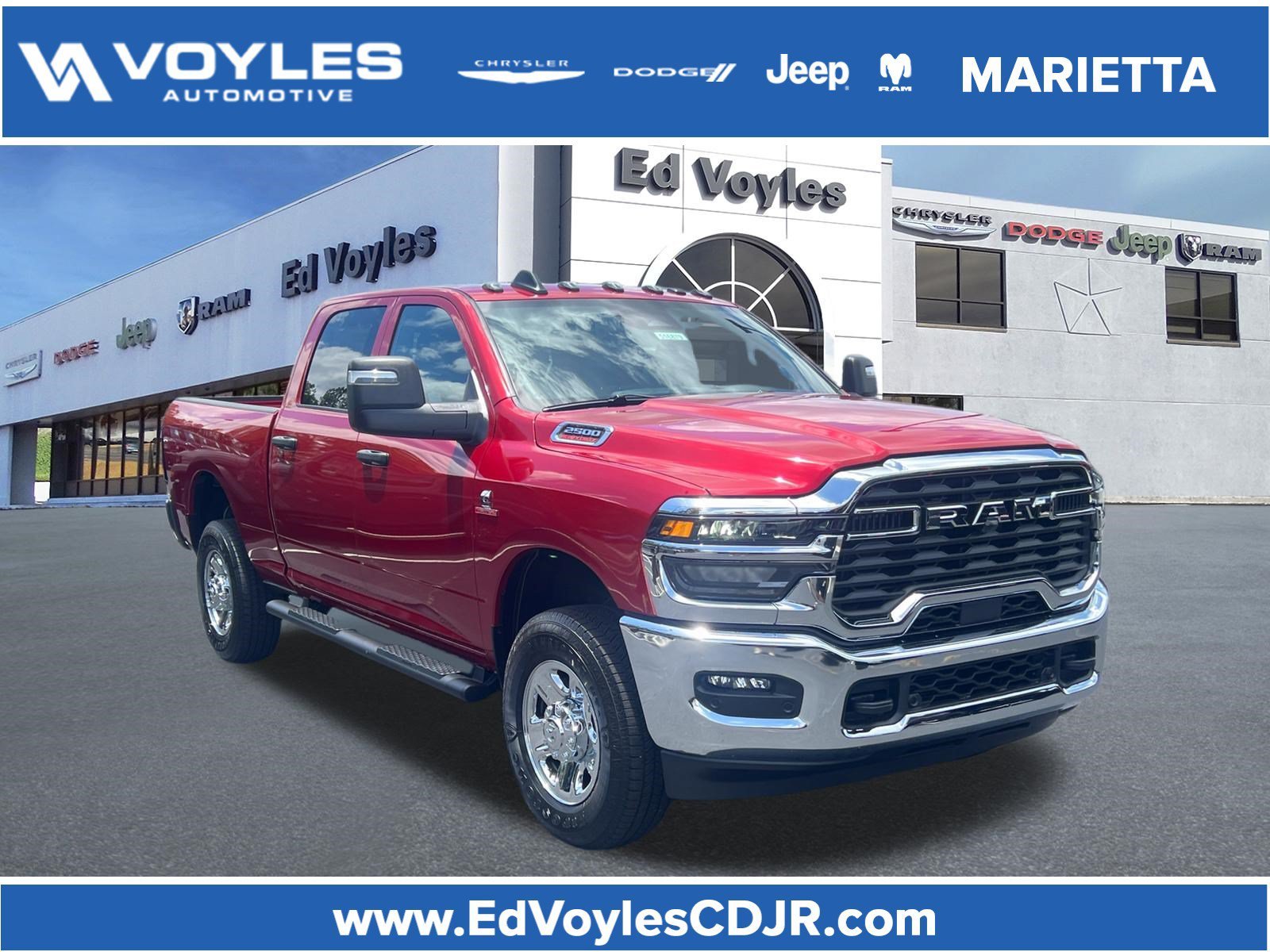 New 2026 Molten Red Pearlcoat RAM Tradesman image 1