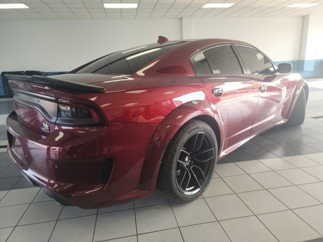 Used 2022 Octane Red Pearlcoat Dodge R/T Scat Pack Widebody image 3