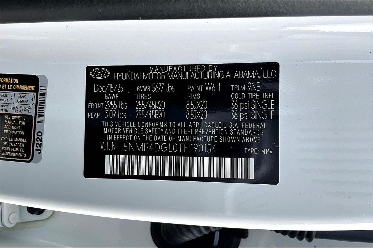 New 2026 White Hyundai Limited AWD image 26