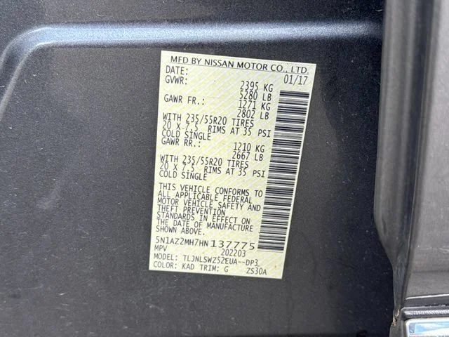 Used 2017 Gun Metallic Nissan Platinum image 19