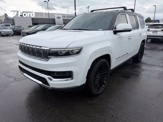 Used 2022 Bright White Clearcoat Jeep Series III image 1
