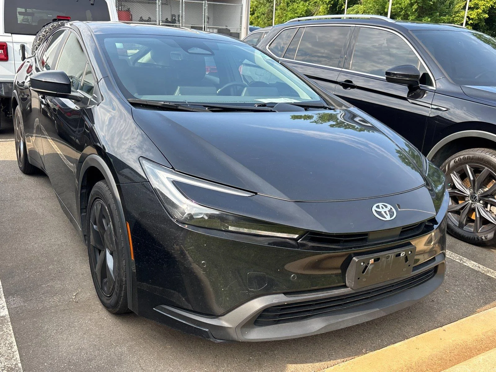 Used 2023 Midnight Black Metallic Toyota LE image 7