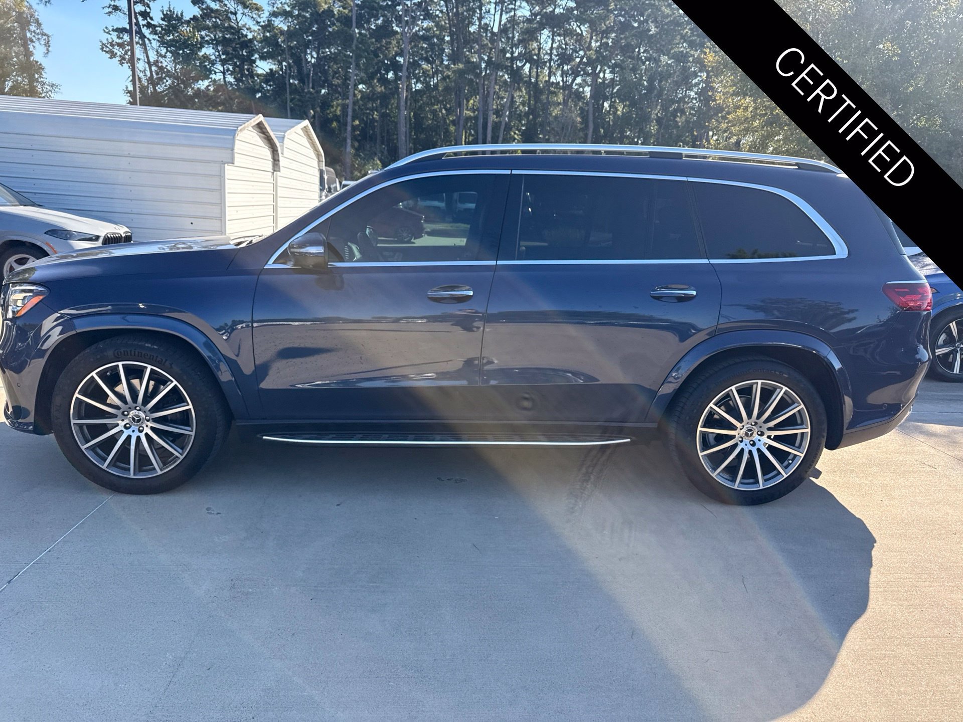 Certified Used 2024 Twilight Blue Metallic Mercedes-Benz GLS 580 image 7