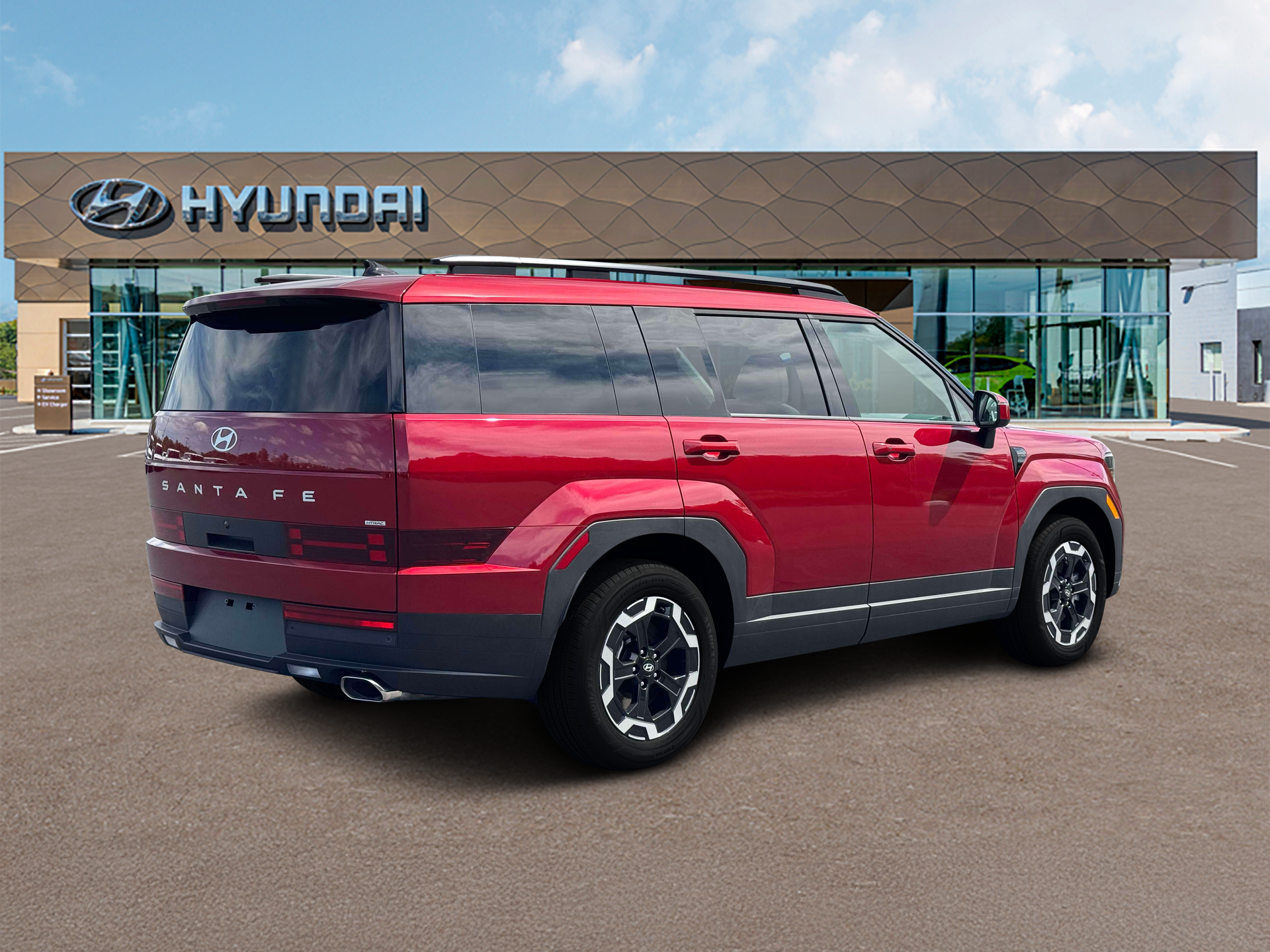 New 2027 Red Hyundai SEL AWD image 8