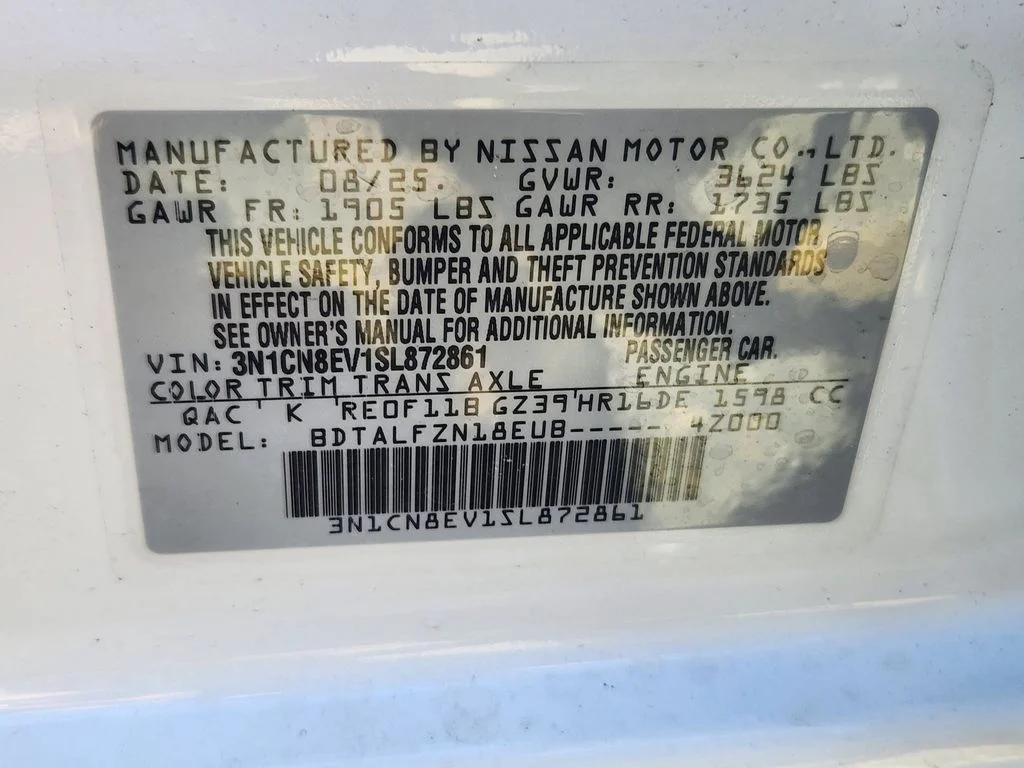 2025 Nissan Versa Sedan SV - Photo 11