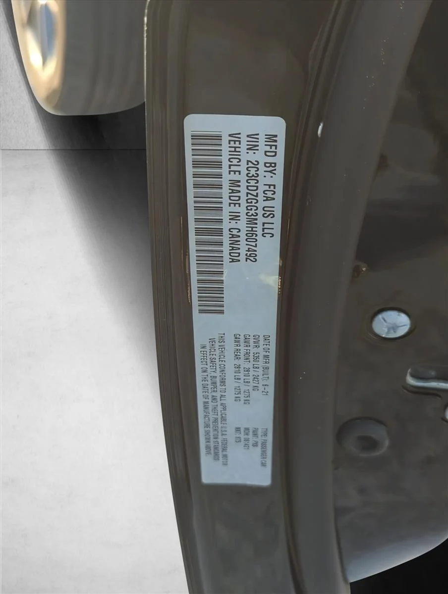 2C3CDZGG3MH607492