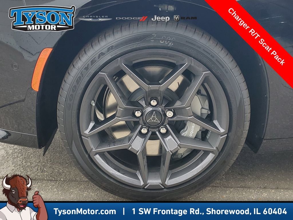 New 2026 Diamond Black Crystal Pearlcoat Dodge Scat Pack Plus image 8