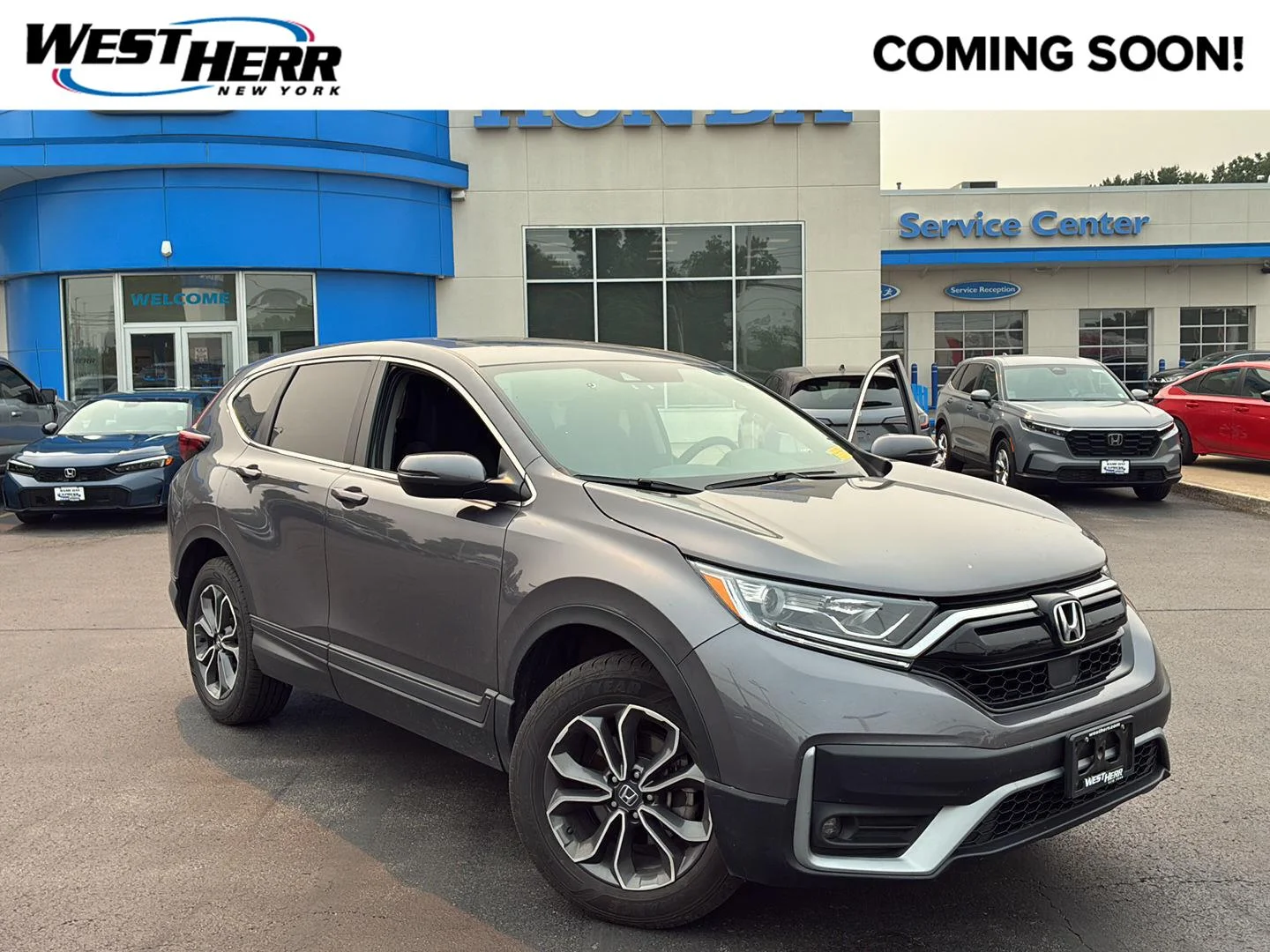 Used 2020 Modern Steel Metallic Honda EX image 1