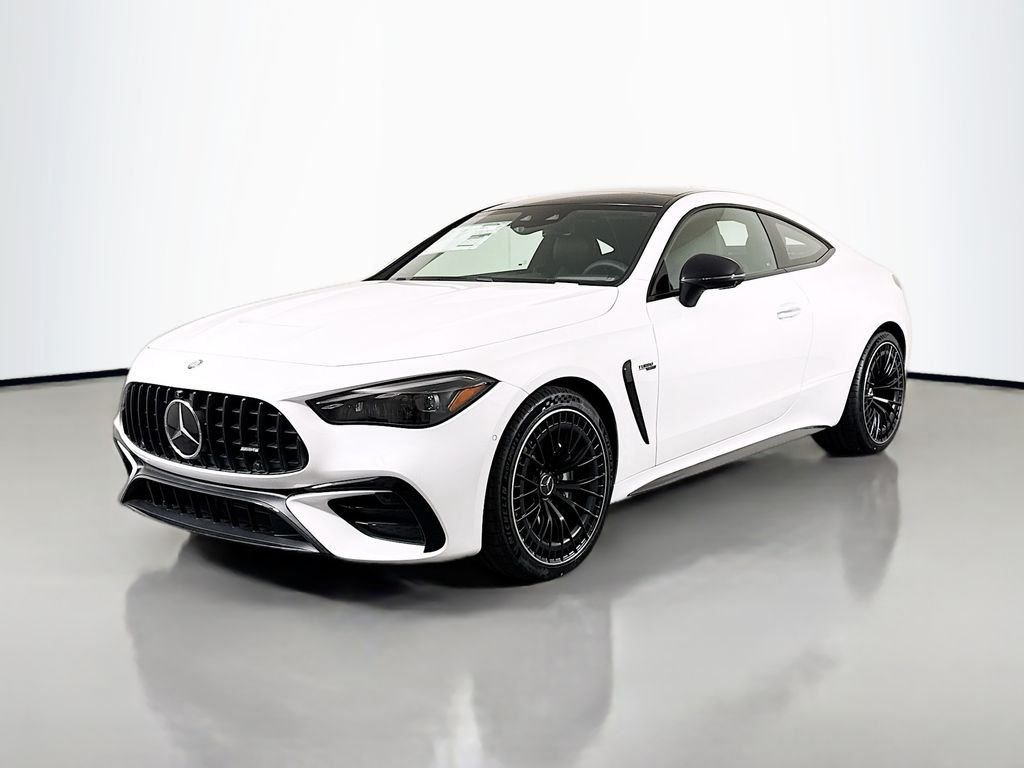 New 2026 MANUFAKTUR Moonlight White Metallic Mercedes-Benz AMG® CLE 53 4MATIC+ Coupe image 3