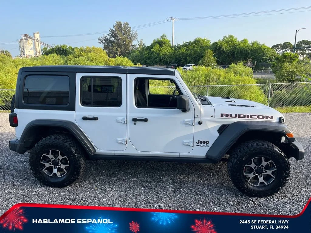 Used 2020 White Jeep Rubicon 4x4 image 4