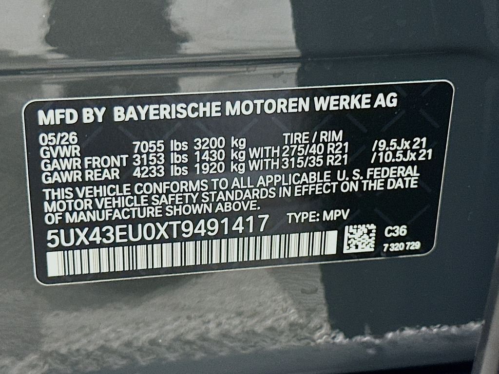 New 2026 Dravit Grey Metallic BMW xDrive50e image 24