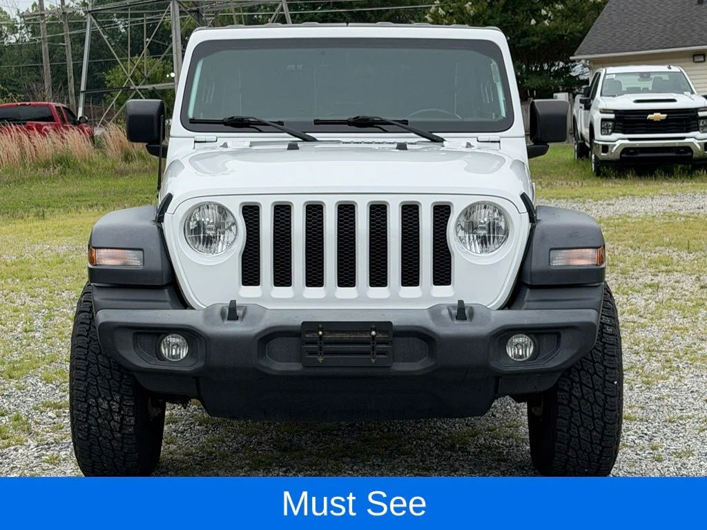 Used 2020 White Jeep Unlimited Sport S image 2