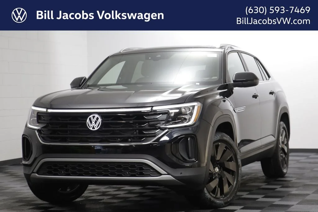 New 2026 Deep Black Volkswagen SE w/Technology image 1