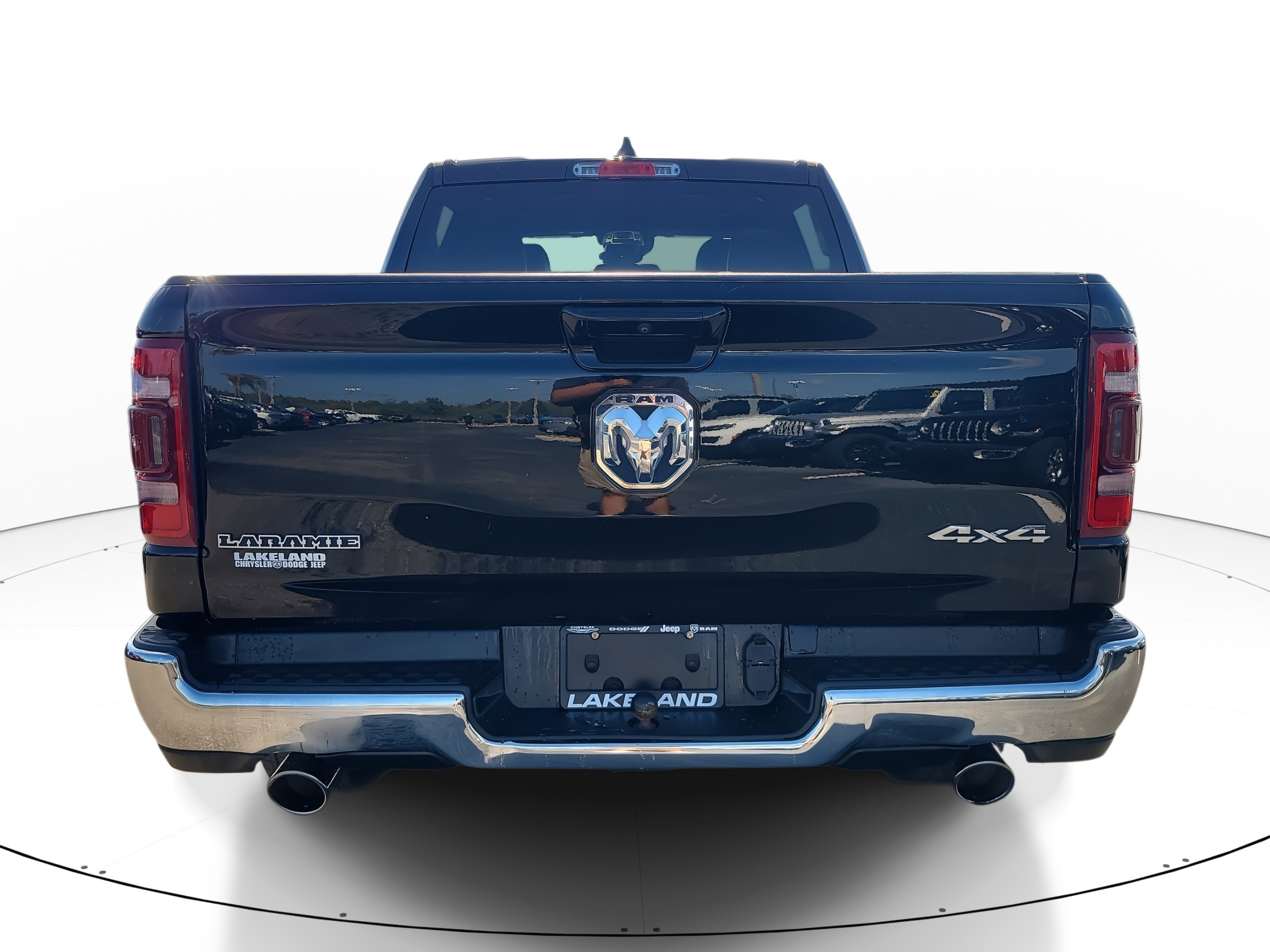 Used 2024 Diamond Black Crystal Pearlcoat Ram Laramie image 5
