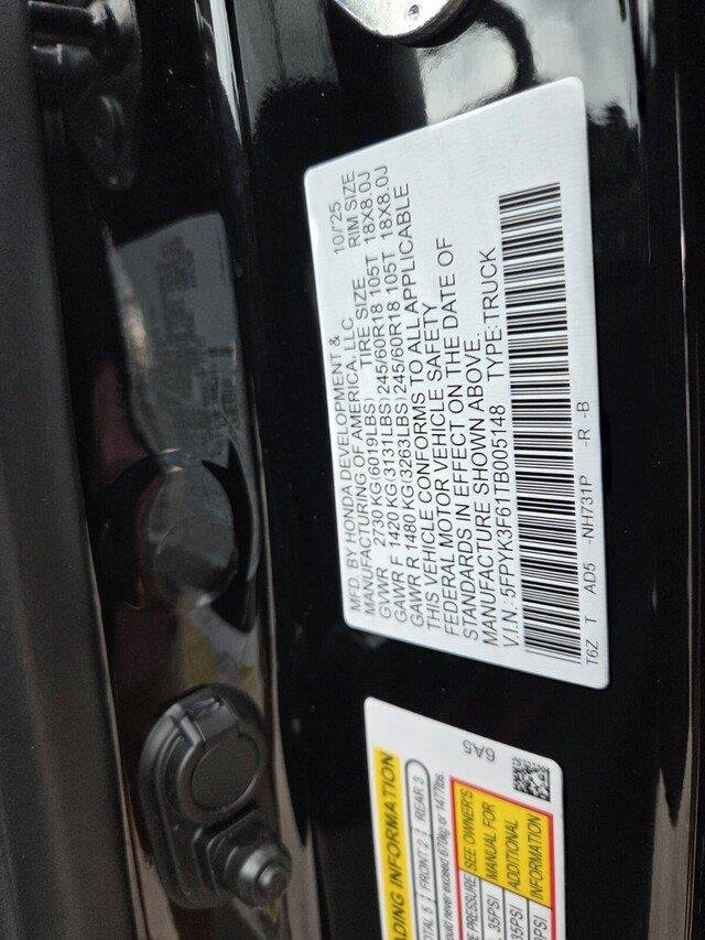 Used 2026 Crystal Black Pearl Honda TrailSport image 33