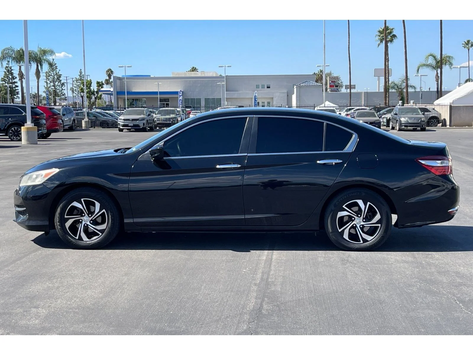 Used 2017 Crystal Black Pearl Honda LX image 2
