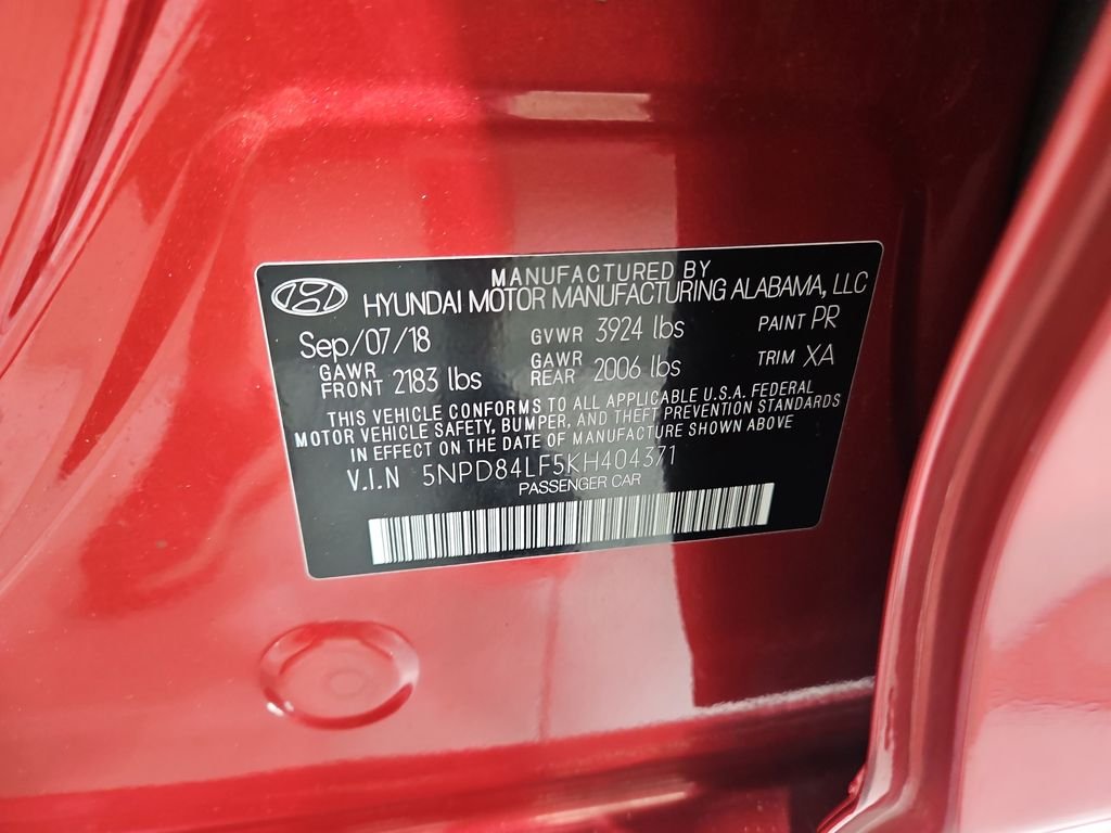 Used 2019 Red Hyundai Value Edition image 30