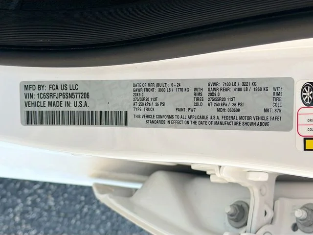 Used 2025 White Ram Laramie image 33