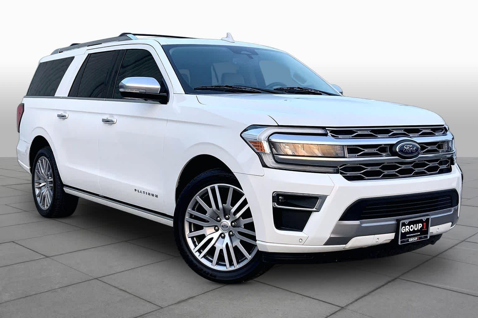 Used 2023 Star White Metallic Tri-Coat Ford Platinum image 5