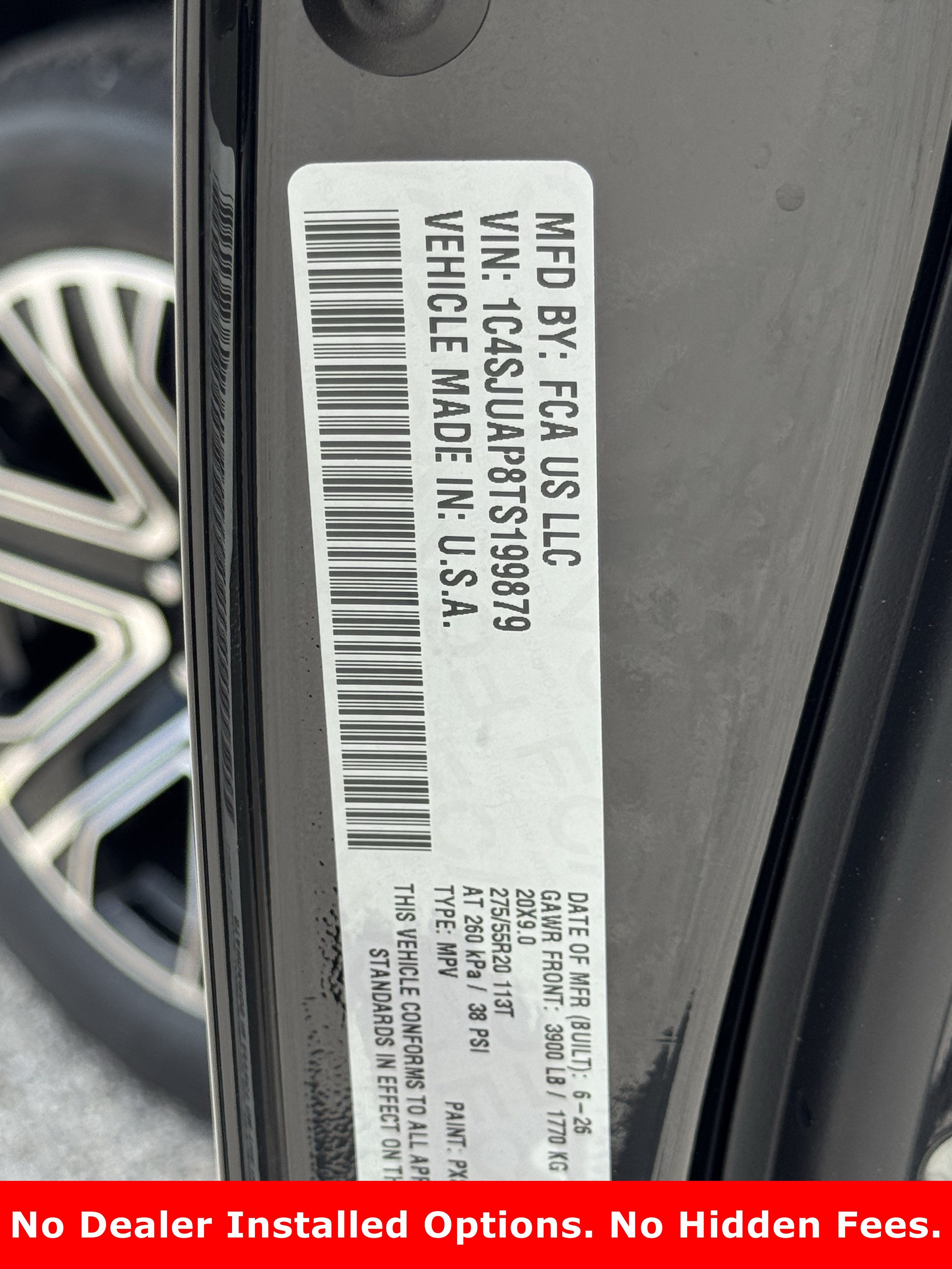 New 2026 High Gloss Black Exterior Paint Jeep 4x2 image 20