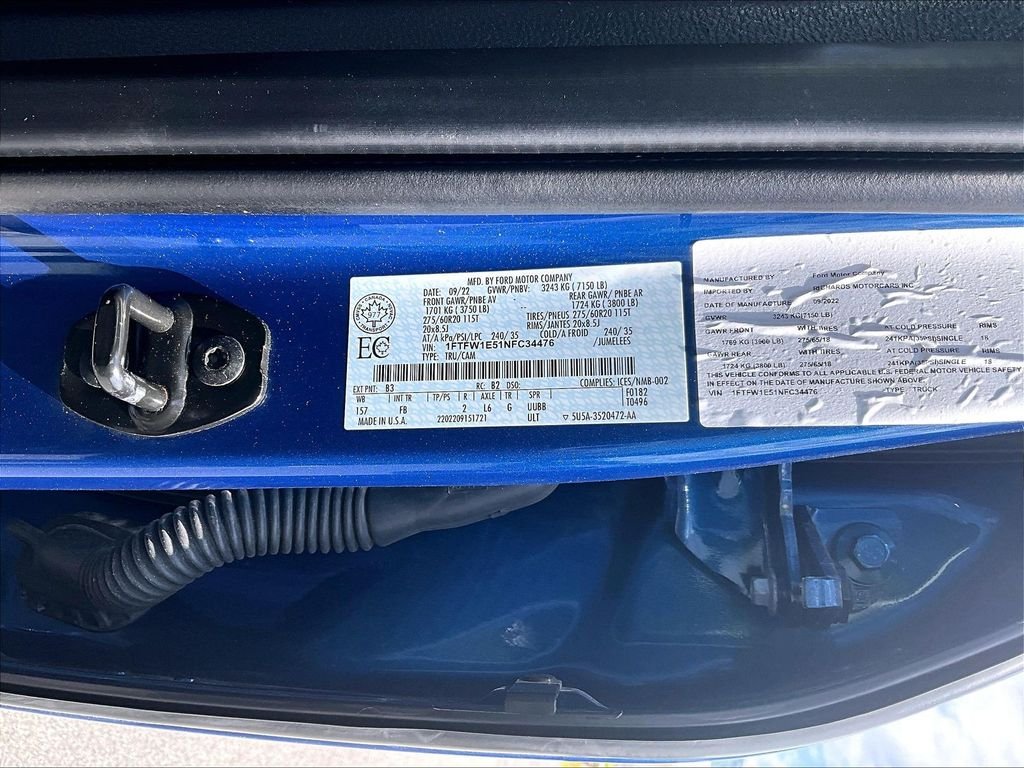 Used 2022 Blue Ford XLT image 33