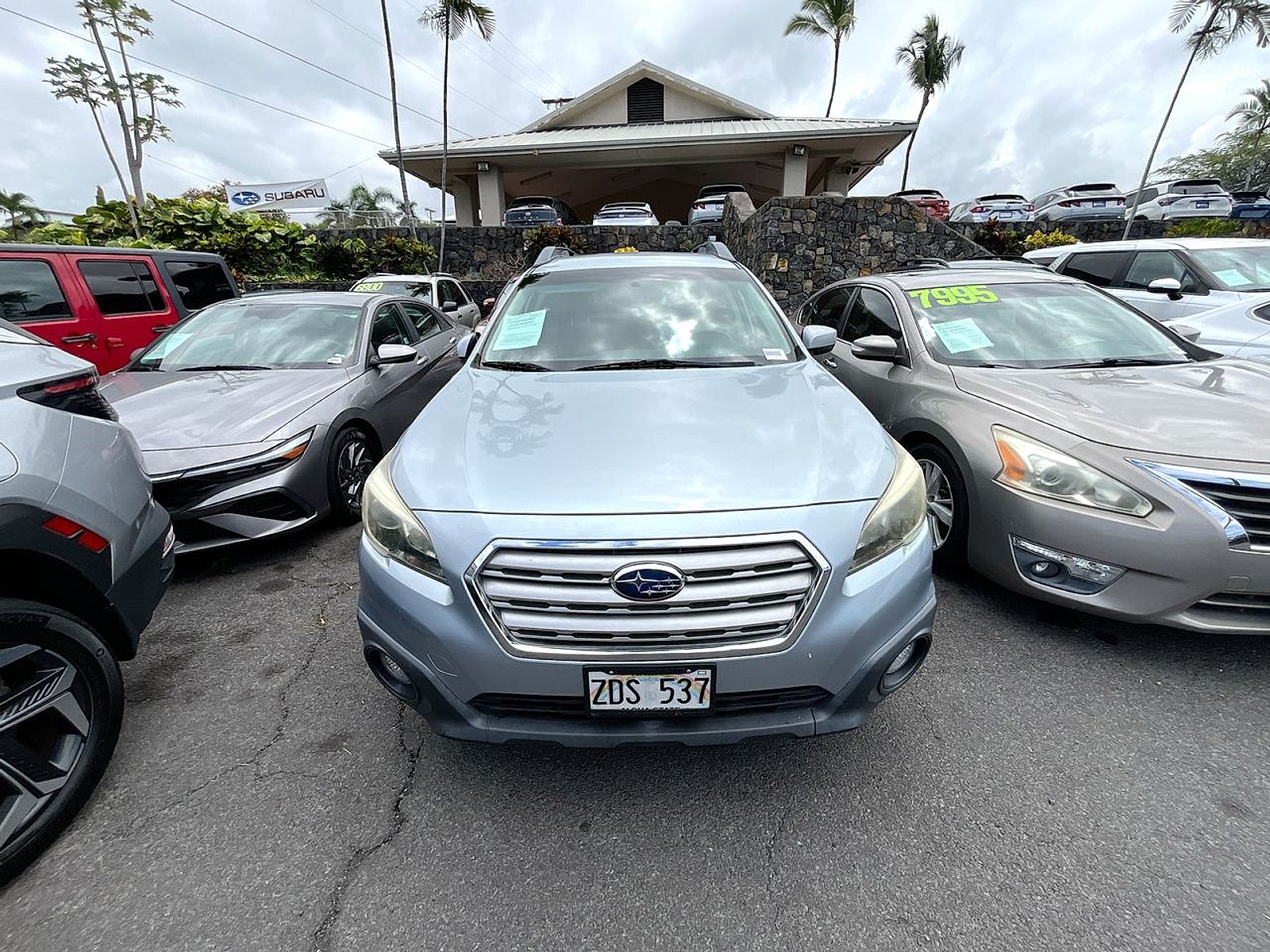 Used 2015 Subaru Outback Premium with VIN 4S4BSBCC5F3313570 for sale in Kailua-Kona, HI