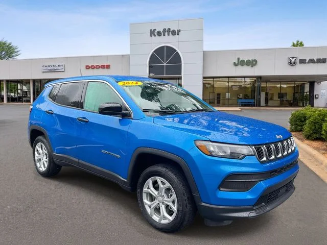 Used 2024 Blue Jeep Sport image 2