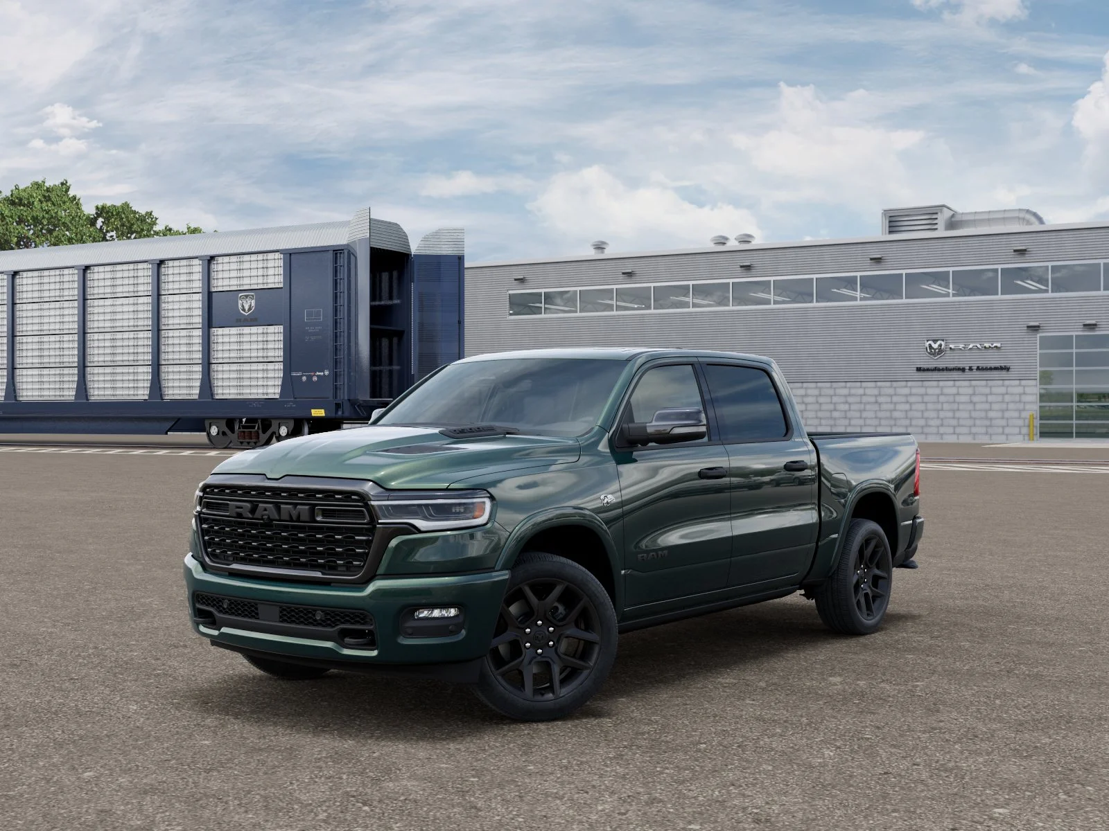 New 2026 Serrano-Green Metallic Exterior Paint RAM Limited image 1