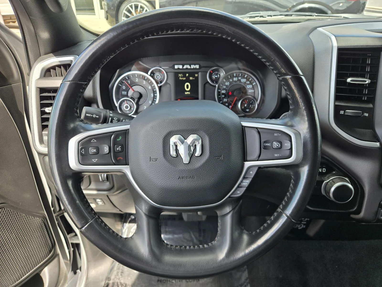 Used 2022 Bright White Clearcoat Ram Big Horn 4x2 Crew Cab 6